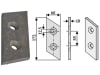 Industriehof® Schlegelmesser 172 x 60 x 10 mm, Bohrung 12,5 mm, für Cosmotor Grabenfräsen, 633-SCO-02