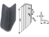 Industriehof® Schlegelmesser rechts, 210 x 8 mm, Bohrung 12,5 mm, für Dondi Grabenfräsen, 633-SDO-05R