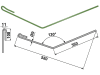 Striegelzinken 580 x 9 mm lang für Amazone Saatstriegel