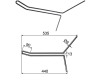 Industriehof® Striegelzinken 535 x 8 mm lang für Saatstriegel Pöttinger Aerosem, Vitasem; Rabe Ceria, 10.ST-RA-5