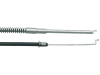 Gaszug Länge Hülle/Seele 1.473/1.569 mm, 2 x Z-Haken, für Rasenmäher MTD Rex-Combi,  Rex-Super, Rotomax, Super, Variant