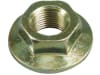 Sechskantmutter 5/8"-18 mit Flansch für Messerspindel MTD Rasenmäher, Rasenkantenschneider