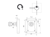 Hydraulikpumpe rechts einfach Fördermenge 19,0 cm³/U, für Case IH, Fiatagri, Ford New Holland