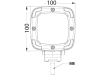 LED-Arbeitsscheinwerfer 1.081 lm, 12 – 50 V, 9 LEDs, 098 174 490