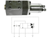 Cetop Speicherladeventil, NG06 -B-, Betriebsdruck von/bis (kalk) 60 bis 210 bar
