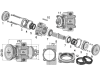 Industriehof® Lagerung mit Kegelrollenlager, 232 x 138 mm; 158 mm für Vierkantwelle 40 x 40 von J.D. Bru, Kuhn, Kverneland, Quivogne, Rau, 31-0404