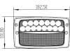 LED-Arbeitsscheinwerfer rechteckig, 2.670 lm, 10 – 30 V, 30 LEDs, für Traktor Case IH, Deutz-Fahr, Fendt, Massey Ferguson, Steyr