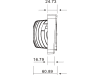 LED-Arbeitsscheinwerfer 2.670 lm 26 W, 10 – 30 V, 30 LEDs, rechteckig, für Traktor Case IH, Deutz-Fahr, Fendt, Massey Ferguson, Steyr