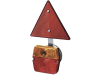 Hella® Schlussleuchte quadratisch, links/rechts, 101,3/153 x 94,7/250 x 70 mm, P21W / 5W; R10W, Schlusslicht; Bremslicht; Blinklicht; Kennzeichenlicht, 2VB 357 032-031