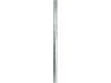 Patura Pfosten rund Ø 102 mm x Höhe 243 cm zum Einbetonieren, Einstecktiefe 450 mm, Stahl, verzinkt, 303426