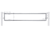 Patura Futtertischabtrennung, 5 m, 3 Horizontalstreben, 321407