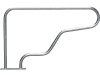 Patura Liegeboxenbügel "Classic" für Jungvieh, Ø Rohr 48,3 mm, Länge 1,50 m, Höhe 0,96 m, 334523