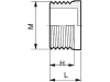 Agrotop Verschlussstopfen G 1/4" AG (BSP) H 9 mm Länge 15 mm, 10764