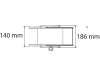 Schlauchaufroller Eingang M 22 x 1,5 AG; Ausgang M 22 x 1,5 IG, mit 20 m Hochdruckschlauch "Easyfarm365+", DN 8