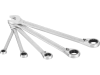 Hazet® Gabel-Ringschlüsselsatz, 5-teilig, mit Ratschenmechanismus, 606/5
