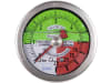 Hücobi Glyzerin-Manometer, Anschluss 1/4" hinten, 0 bis 25 bar, flüssigdüngerfest, 8123 006025