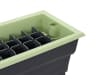NOOR Hochbeet 81 x 38 x 100 cm Typ Calipso grün Komplettset mit Haube, Füllmenge 300 l