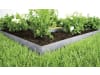bellissa Rasenkantenband Noppenstruktur Stahlblech, verzinkt silver 500 x 14 cm 
