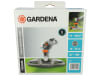 Gardena Premium Impuls-, Kreis- und Sektorenregner mit Kunststoffschlitten   Rasensprenger, Sprinkler 08135-20