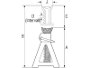 KUNZER Unterstellbock "WK 3012.1" Tragkraft 10 t/St., 1 Paar, WK 3012.1