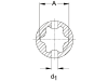 Walterscheid Weitwinkelprofilgabel "RG P" PW80° Baugröße 580, Profil S4, , 1133990