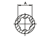 Walterscheid Nockenschaltkupplung "K64/12R" W Baugröße 2300, Auslösekraft 1.200 Nm, Profil 1 3/8" 6, Verschluss Klemmkonus CC, 1693055