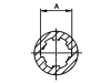 Walterscheid Nockenschaltkupplung "EK64/22R" Ø Teilkreis 138 mm, Auslösekraft 2.000 Nm, Profil 1 3/8" 6, Verschluss Klemmkonus CC, 1135363