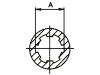 Walterscheid Nockenschaltkupplung "K64/24R" W Baugröße 2500, Auslösekraft 2.700 Nm, Profil 1 3/8" 6, Verschluss Klemmkonus CC, 1135416