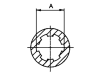 Walterscheid Scherbolzenkupplung "KB61/30", W 2600, 1 3/4" 20, d 42 mm, Auslösekraft 4.800 Nm, Verschluss Klemmkonus CC, 1346424