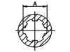 Walterscheid Freilaufkupplung "F5/1R" WW80° 2380, 1 3/8" 6, Verschluss Ziehverschluss ZV, 1112418