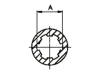 Walterscheid Reibkupplung "K90/4", W 2500, 1 3/4" 6, d 36 mm, Auslösekraft 1.500 Nm, Verschluss Klemmverschluss KF, 1342376