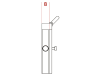 Walterscheid Adapterplatte "KuP", höhenverstellbar, Zentrierbohrung 95 mm, Stützlast 2.800 kg, für Zugmaul, Zugkugel und Piton