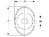 Walterscheid Geräteschutztopf 238 x 194 x 150 mm, mit Montageöffnung, 1353039