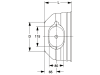 Walterscheid Geräteschutztopf 280 x 200 x 150 mm, mit Montageöffnung, 1353042