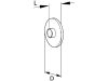 Walterscheid Zentrierscheibe "WG",  W; WW70° 220; 2370, Ø 90,5 mm, für Doppelgabel 70°, 1044283