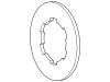 Walterscheid Mitnahmescheibe, 151,5 x 80,5 mm, für Reibkupplungen K90/4, 1335442