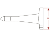 Walterscheid Zugöse "ZO11026-40BV", Ø Öse 40 mm, mit 8-Loch-Flansch 145 x 145 mm, 8003466