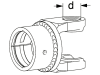 Walterscheid Kupplungsgehäuse W 2300, für Freilaufkupplungen F5/1L, 1365734