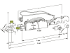 Walterscheid Hydraulischer Oberlenker "HOLHS C-105DS kurz" Kat. 3 Länge 562 – 747 mm, mit Fanghaken und Gabelgelenk ohne Kopf, integrierte Dämpfung, 1207240