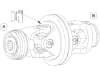 Walterscheid Weitwinkelgelenk "PJ" PW80° 1 3/8" 6; Rillengabel, Ziehverschlussautomatik QSG