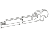 Walterscheid Kolbenstange Kat. 3/90, 40 x 537 mm, M 34 x 2, Hub 250 mm, für Hydraulischen Oberlenker HOLHS, 1201224
