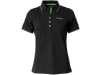Fendt Poloshirt Damen schwarz; grün