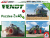 Fendt Puzzle "Fendt 724 Vario, 1050 Vario und 6275L" mit 3 x 48 Teile, X991017005000