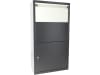 Haussmann Paketbox Paketbriefkasten  30 l 440 x 220 mm nachtgrau; blassgrau  