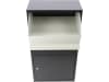 Haussmann Paketbox Paketbriefkasten  30 l 440 x 220 mm nachtgrau; blassgrau  