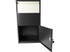 Haussmann Paketbox Paketbriefkasten  30 l 440 x 220 mm nachtgrau; blassgrau  