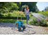 Gardena Textilschlauch Gartenschlauch Liano mit Hahnverbinder Indoor  10 m  1/2" schwarz  35 bar 18427-32
