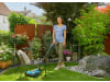 Gardena Akku-Rasenmäher HandyMower 22/18V P4A Ready-To-Use Set 50  für kleine und komplexe Rasenflächen bis zu 50 m² pro Akku-Laufzeit