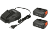 Gardena Akku-Rasenmäher PowerMax 32/36V P4A Ready-To-Use Set 200  inkl. Akkus und Ladegerät