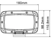 LED-Arbeitsscheinwerfer 3.800 lm 108 W, 10 – 30 V, 36 LEDs, rechteckig, für Traktor Fendt Vario, Farmer, Favorit, Xylon